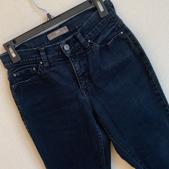 Levi’s Perfectly Slimming 512 Black Skinny Jeans • Sz 6M - Picture 2 of 12